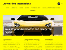 Tablet Screenshot of crownfilms.com